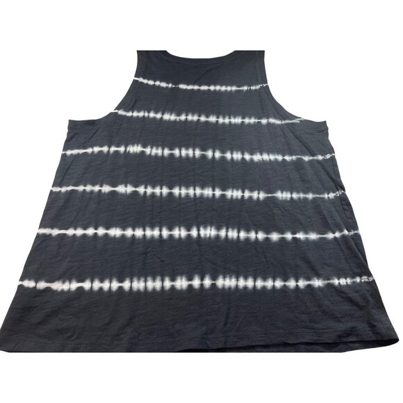 Time And Tru Womens XXL 20 Black & White Tie-Dye Tank Top 100% Cotton - Picture 2 of 10